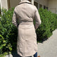 Women's Classic Leather Trench Coat. Double-Breasted Button Closure with Adjustable Belt | EX-STOCK Canada 