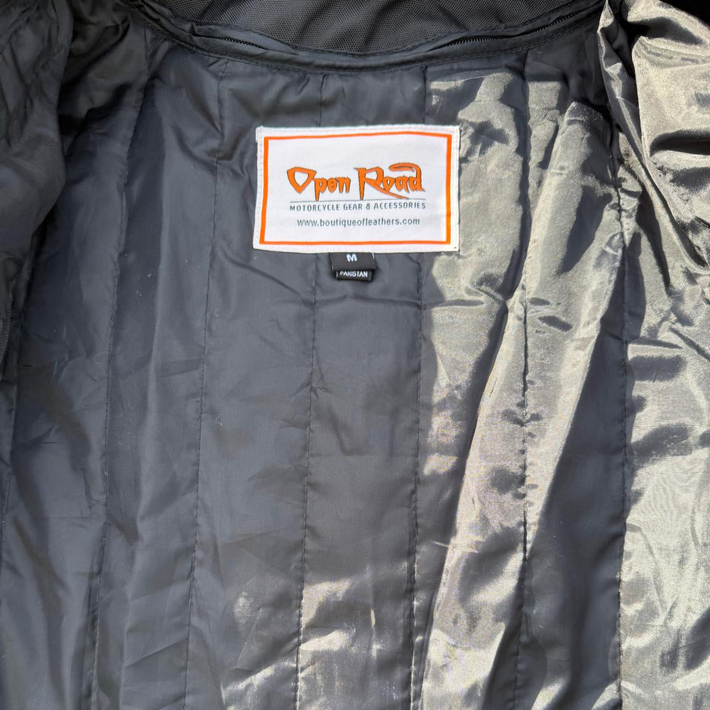 Herren-Textil-Motorradjacke. Schutzausrüstung, reflektierende Streifen & mehrere TaschenEX-STOCK Canada 