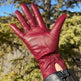Women's Drum Dyed Lamb Leather Gloves with Wool Blend Lining EX-STOCK Canada 