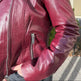 Women's Premium Lamb Leather Moto Jacket with Asymmetrical Zippers 