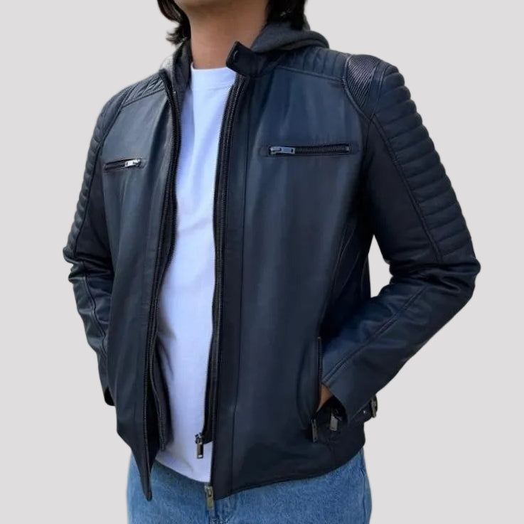 BOL Men's Bally Lambskin Leather Jacket 