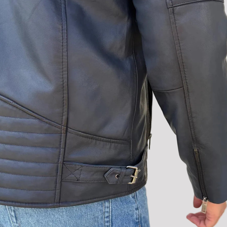 BOL Men's Bally Lambskin Leather Jacket 