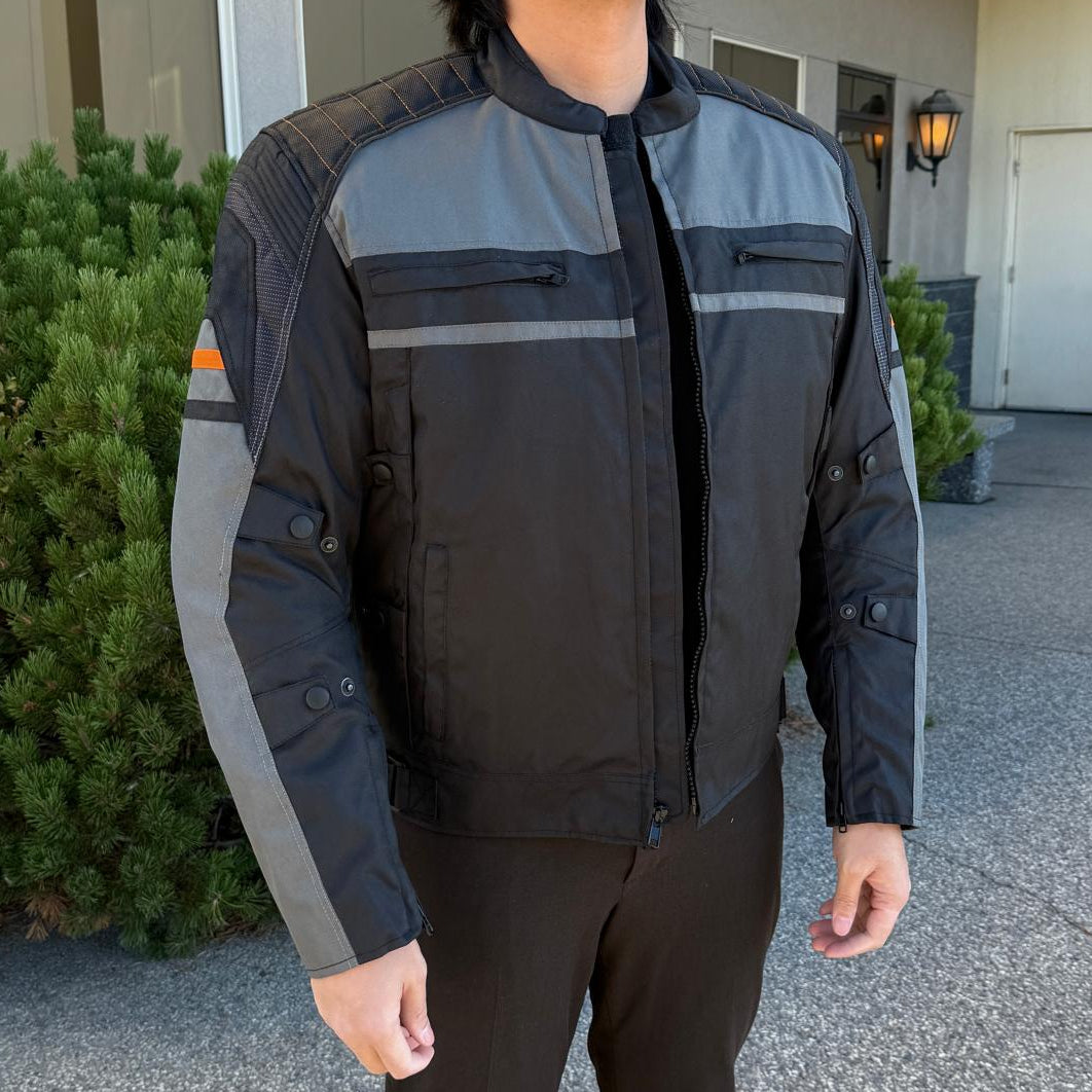 Veste de moto textile blindée pour hommes Open Road 