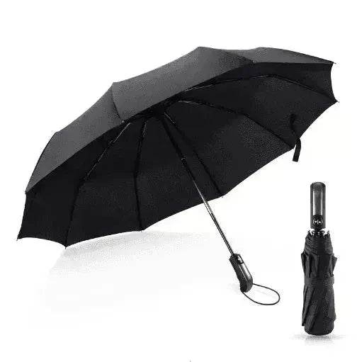 Windproof Auto Luxury Umbrella for Rain, Black Coating - EX-STOCK Canada