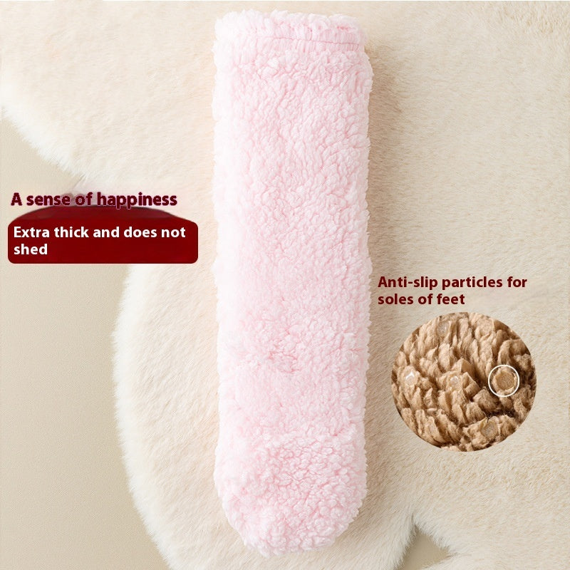 Winter Floor Socks Velvet Thicken Warm Coral Velvet Cute Socks Japanese-style Home Footwear Non-slip Socks New Year Gifts Winter Gadgets EX-STOCK Canada 