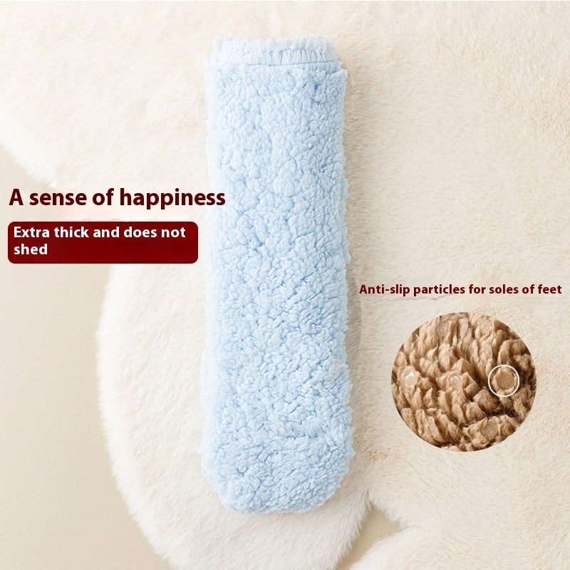 Winter Floor Socks Velvet Thicken Warm Coral Velvet Cute Socks Japanese-style Home Footwear Non-slip Socks New Year Gifts Winter Gadgets EX-STOCK Canada 