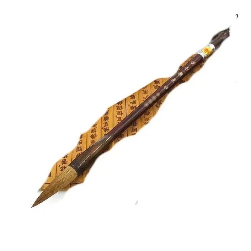 Brosse à tige en acier de grande et petite taille Wolf Hao - Ensemble de peinture et calligraphie Longfeng EX-STOCK Canada