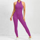 Woman's Zippered Sleeveless Stretch Shapewear Sports wear Jumpsuit - EX-STOCK Canada