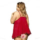 Women Charming Lingerie Big Code Sleepwear Sleep dress - EX-STOCK Canada