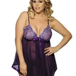 Women Charming Lingerie Big Code Sleepwear Sleep dress - EX-STOCK Canada