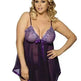 Women Charming Lingerie Big Code Sleepwear Sleep dress - EX-STOCK Canada