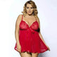 Women Charming Lingerie Big Code Sleepwear Sleep dress - EX-STOCK Canada