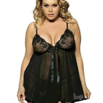 Women Charming Lingerie Big Code Sleepwear Sleep dress - EX-STOCK Canada