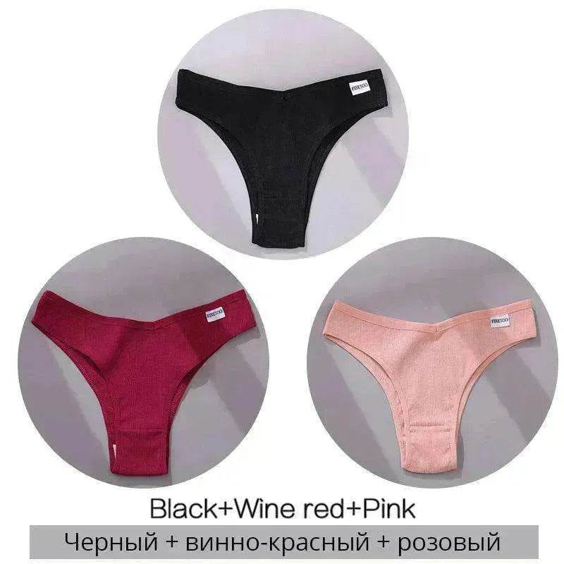 Women Cotton Underwear Women Thong Charming Underwear - EX-STOCK Canada
