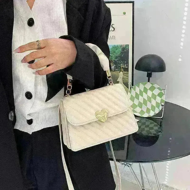 Women Handbags Fashion Chain Shoulder Bags With Love Metal Design - EX-STOCK CANADA