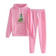 Women Loose Plus Size Long Sleeve Christmas Hoodie Outfit set 2pcs - EX-STOCK Canada