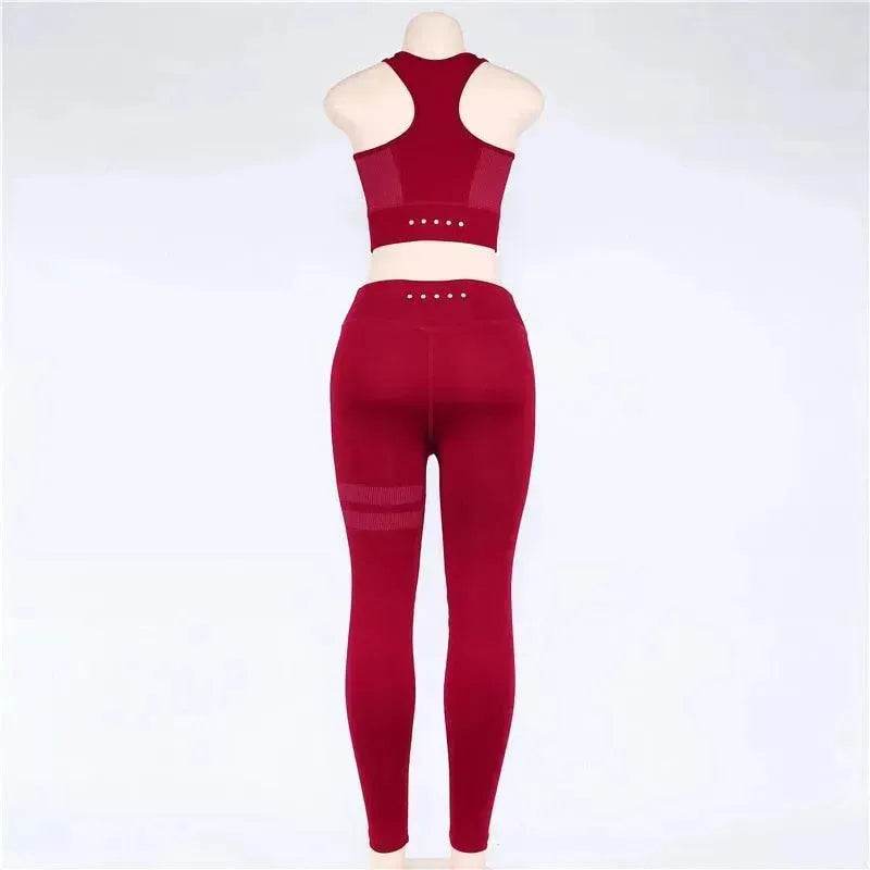 Ensemble de sport pour femmes, combinaison gym/yoga 2 pièces, tenue de sport pour femmes, ensemble yoga fitness, tenue d'entraînement, vêtements de yoga fitness EX-STOCK Canada