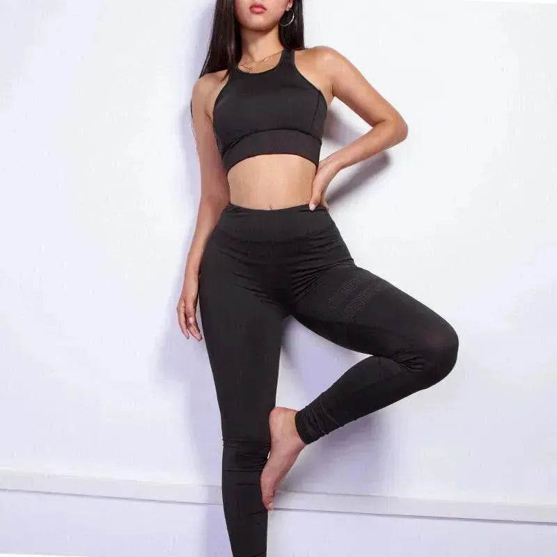 Ensemble de sport pour femmes, combinaison gym/yoga 2 pièces, tenue de sport pour femmes, ensemble yoga fitness, tenue d'entraînement, vêtements de yoga fitness EX-STOCK Canada