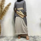 Women's Arab Patchwork Long Sleeved Dress - EX-STOCK Canada
