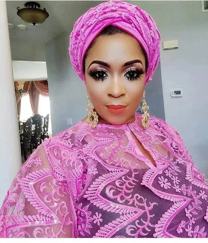 Women's Arab Style Loose Lace Long Dress - EX-STOCK Canada