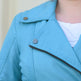 Women's Biker Look Sheep Leather Jacket 