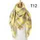 Women's Cashmere Plaid All-match Thick Warm Scarf - EX-STOCK Canada