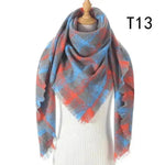 Women's Cashmere Plaid All-match Thick Warm Scarf - EX-STOCK Canada