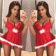 Women's Charming Lingerie Sling Christmas Holiday Costume Set - EX-STOCK Canada