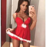 Women's Charming Lingerie Sling Christmas Holiday Costume Set - EX-STOCK Canada