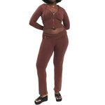 Women's Comfortable Hoodie Leisure Charming Long Sleeve Sweater And High Waist Long Pants Suit - EX-STOCK Canada