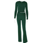 Women's Comfortable Hoodie Leisure Charming Long Sleeve Sweater And High Waist Long Pants Suit - EX-STOCK Canada