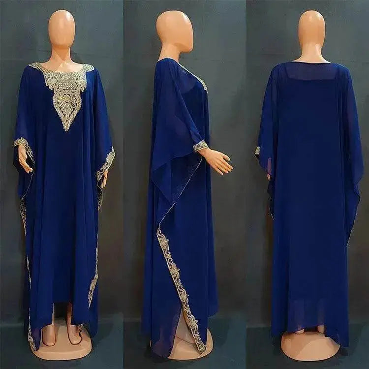 Women's Dress Embroidered Lace Arab Robe - EX-STOCK Canada