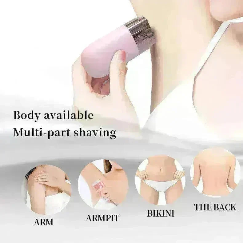 Women's Electric USB Charging & dry battery Double blade body Shaver - EX-STOCK CANADA