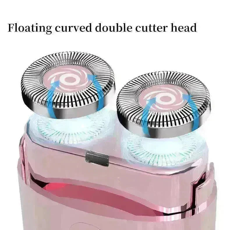 Women's Electric USB Charging & dry battery Double blade body Shaver - EX-STOCK CANADA
