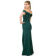 Women's Fashion Elegant Boat-neck formal slit bodycon Evening Gown Dress. - EX-STOCK Canada