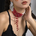Women's Fashion Gothic Pearl Necklace - EX-STOCK Canada