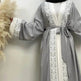 Women's Fashion Patchwork Lace Arab Robe - EX-STOCK Canada