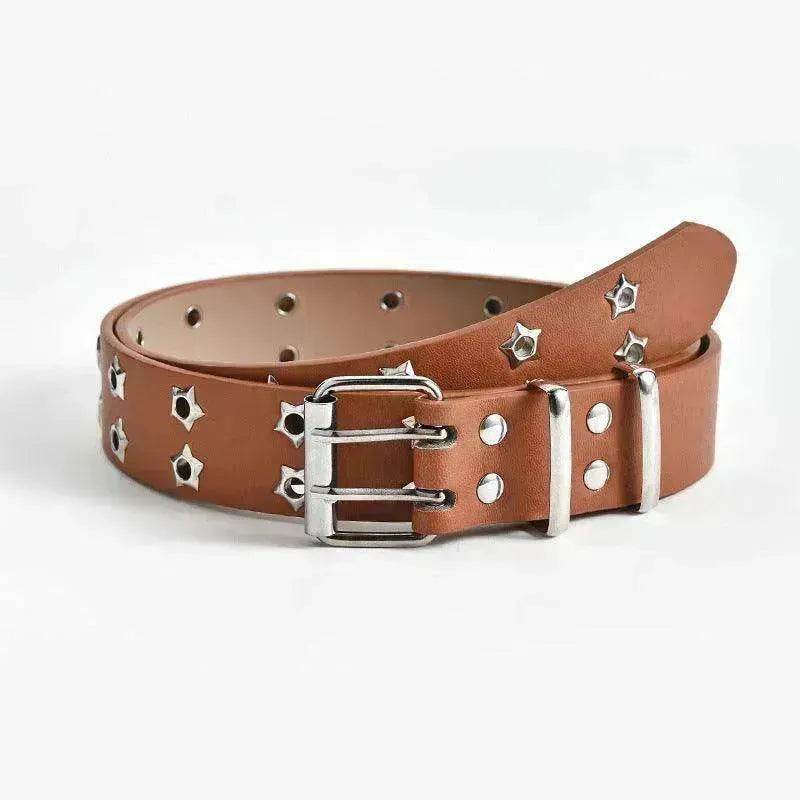 Women's Fashion Stars Decorative Double row Belt - EX-STOCK Canada
