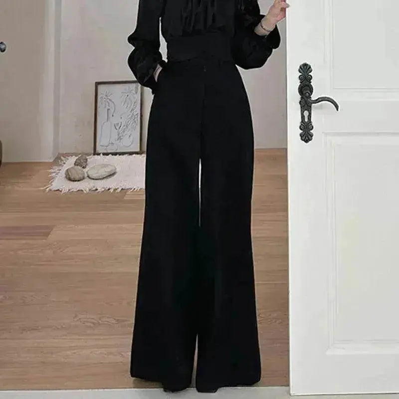 Women's Hanging Wide Leg Mopping Casual Pants - EX-STOCK Canada