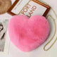 Women's Heart Shaped Plush Chain Shoulder & Hand Bag - EX-STOCK CANADA