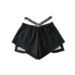 Women's High Waist Running Athletic Gym Hot Pants - EX-STOCK Canada