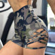 Women's High Waist Tight Camouflage & Leopard Yoga Pants & Sports Shorts - EX-STOCK Canada