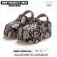 Women's Hole Shoes Summer Wear Leopard Print - EX-STOCK Canada