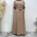 Women's Lace Up Pocket Arab Dress - EX-STOCK Canada