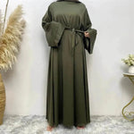 Women's Lace Up Satin Arab Dress - EX-STOCK Canada
