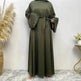 Women's Lace Up Satin Arab Dress - EX-STOCK Canada