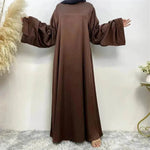 Women's Lace Up Satin Arab Dress - EX-STOCK Canada