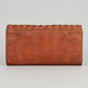 Women's Leather Basket Weave Purse 
