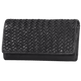 Women's Leather Basket Weave Purse 