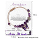 Women's Natural Stone Bracelet Amethyst - EX-STOCK Canada